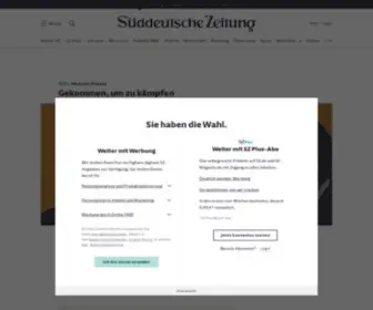 SZ.de(Aktuelle Nachrichten und Kommentare) Screenshot