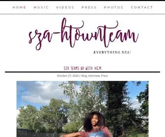 Sza-Htownteam.com(Everything Sza) Screenshot