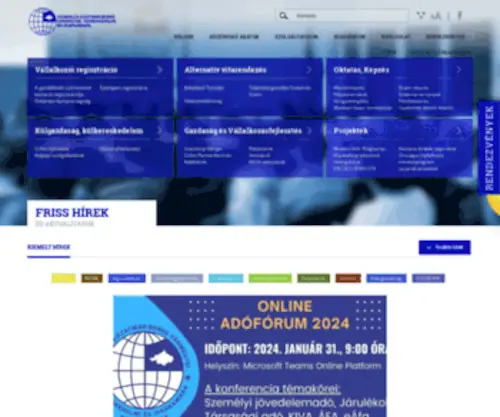 Szabkam.hu(Szabolcs-Szatmár-Bereg Vármegyei Kereskedelmi és Iparkamara) Screenshot