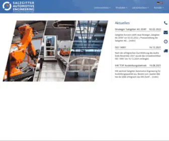 Szae.de(Salzgitter Automotive Engineering GmbH & CO) Screenshot