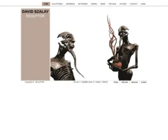 Szalay-Sculptures.com(Kovář) Screenshot