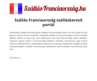 Szallas-Franciaorszag.hu(Szállás Franciaország) Screenshot