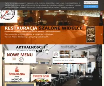 Szalonewidelce.pl(Restauracja Szalone Widelce) Screenshot