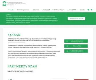 Szan.org.pl(O SZAN) Screenshot