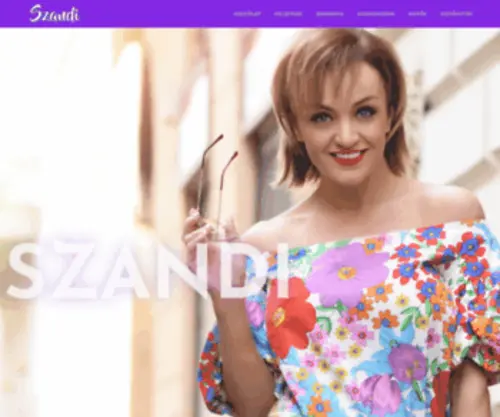 Szandi.info(SZANDI hivatalos honlapja) Screenshot