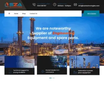 Szatechnologies.com(SZA Technologies) Screenshot