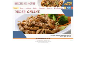 Szechuanhousesandiego.com(Szechuan House) Screenshot