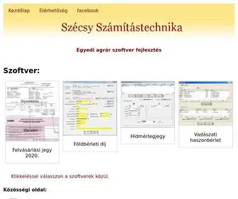 Szecsy.hu(Szécsy) Screenshot