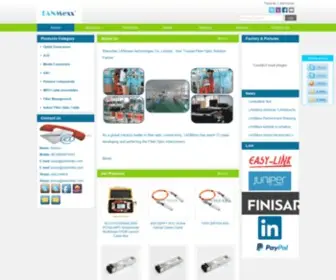 Szelinktec.com(Fiber Optic Patch Cord) Screenshot