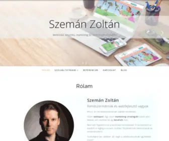Szeman.net(Szemán Zoltán) Screenshot