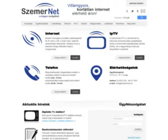 Szemernet.hu(SzemerNet Távközlési Szolgáltató) Screenshot