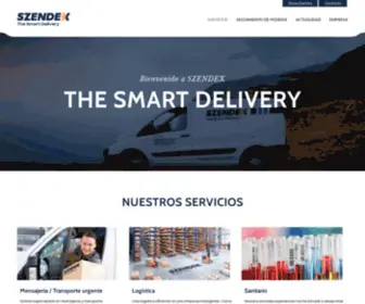 Szendex.com(Szendex The Smart Delivery) Screenshot