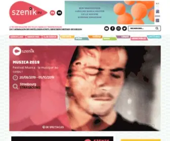 Szenik.eu(Le 1er webmagazine spectacles dans le Grand Est transfrontalier) Screenshot