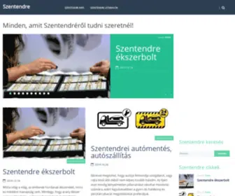 Szentendreezerev.hu(Szentendre) Screenshot