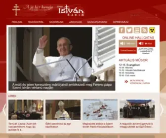 Szentistvanradio.hu(Szentistván) Screenshot