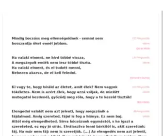 Szepidezet.hu(Szép Idézet) Screenshot