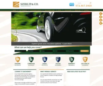 Szerlip.com(Your Source For Insurance throughout the US) Screenshot