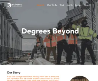 Szero.com(In the cold storage construction industry where time) Screenshot