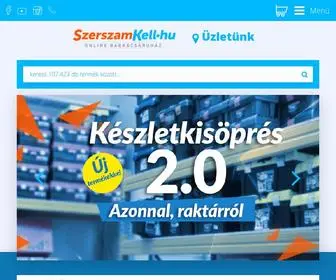 Szerszamkell.hu(Barkácsáruház) Screenshot