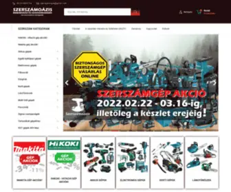 Szerszamoazis.com(Makita, Hitachi) Screenshot