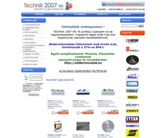 Szerszamtechnik.hu(Webáruház) Screenshot