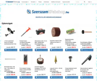 Szerszamwebshop.hu(Szerszám webáruház) Screenshot