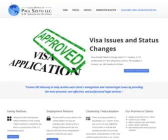 Szetolaw.com(Law Office of Paul Szeto LLC) Screenshot