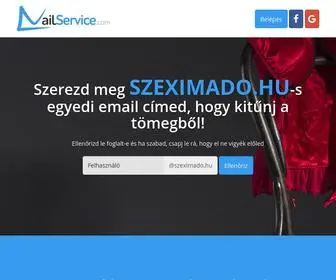 Szeximado.hu(Ingyenes emailcím domainnel) Screenshot