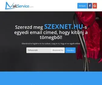 Szexnet.hu(Ingyenes emailcím domainnel) Screenshot