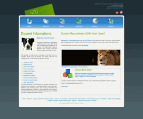 SZgdocent.org(PowerPoint Presentation) Screenshot