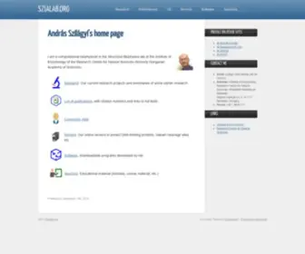 Szialab.org(András) Screenshot