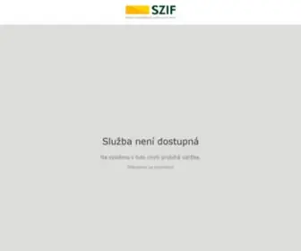 Szif.cz(Úvod) Screenshot