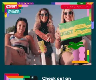 Szigetfestival.com(11 Augustus) Screenshot