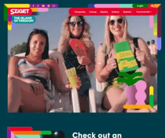 Szigetfestival.sk(Ostrov slobody) Screenshot