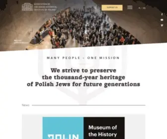 Szih.org.pl(Ydowski Instytut Historyczny w Polsce) Screenshot