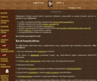 SzijjFeri.hu(Szijj Ferenc honlapja) Screenshot