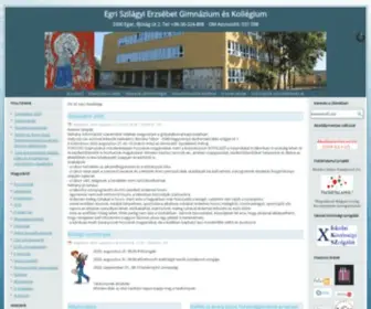 Szilagyi-Eger.hu(Szilagyi Eger) Screenshot