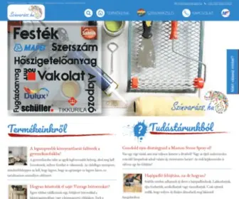 Szinvarazs.hu(Festék webáruház és hőszigetelő rendszerek) Screenshot