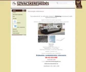 Szivacskereskedes.hu(Szivacskereskedes) Screenshot