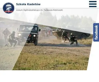 Szkolakadetow.pl(Szkoła kadetów) Screenshot