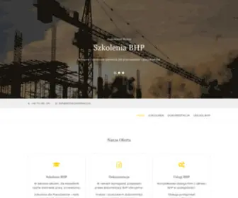 Szkolenia-BHP-Warszawa.pl(Obsługa BHP) Screenshot