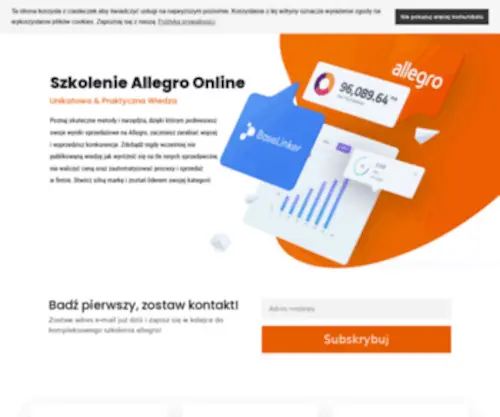 Szkolenieallegro.pl(Kompleksowe Szkolenie Allegro) Screenshot