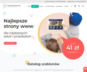 Szkolnastrona.pl(Najchętniej wybierane strony www dla przedszkola i szkoły. dostępne wcag 2.1) Screenshot
