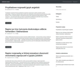 Szkolnetresci.pl(Szkolnetresci) Screenshot