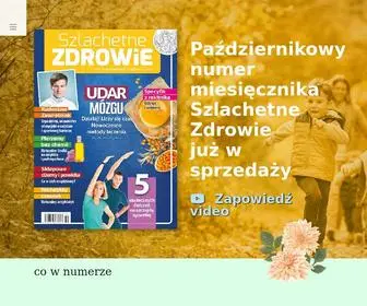 Szlachetnezdrowie.pl(Szlachetne zdrowie) Screenshot