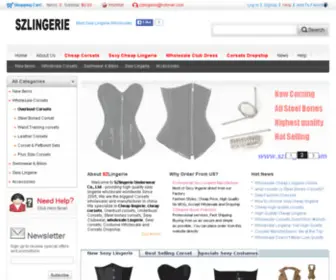 Szlingerie.com(Corsets) Screenshot