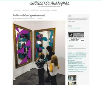 Szogletesaranyhal.com(Szögletes) Screenshot