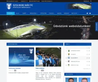 SzolnokimavFC.hu(Főoldal) Screenshot