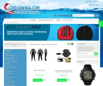 Szpejownia.com(Sklep nurkowy) Screenshot