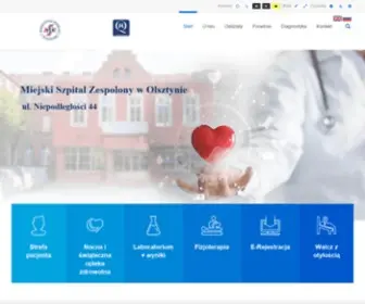 Szpital.olsztyn.pl(Miejski Szpital Zespolony w Olsztynie) Screenshot